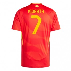 Spania Morata 7 EM Hjemmedrakt 2024